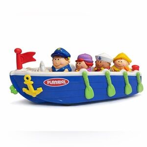 Playskool Musical Toy Boat w/ Figures – Lights & Sounds WORK